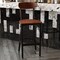 Flash Furniture Barstools - Walnut Wood Seat - Boomerang Back, PK 2 2-XU-DG6V6B-WAL-GG - alternate 1